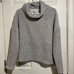 A New Day Grey Cowl Turtle Neck Sweater
